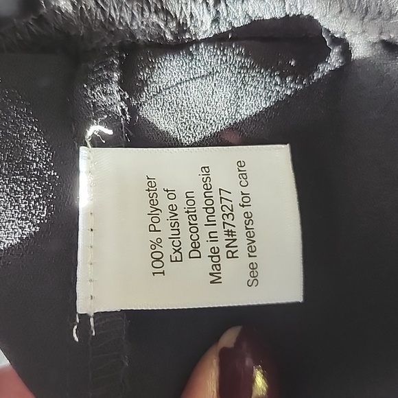 Nine West Black Long Sleeve Swing Dress - Picture 10 of 12